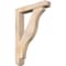 Ekena Millwork Funston Craftsman Smooth Bracket w/ Offset Brace, Douglas Fir, 5 1/2"W x 28"D x 40"H BKT0604X28X40FST04SDF - alternate 1